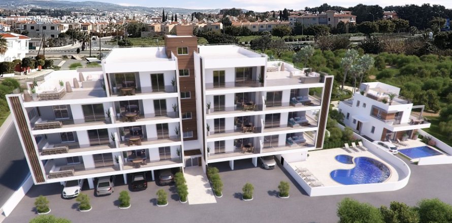 3 dormitorios Apartment en Paphos, Cyprus No. 38091