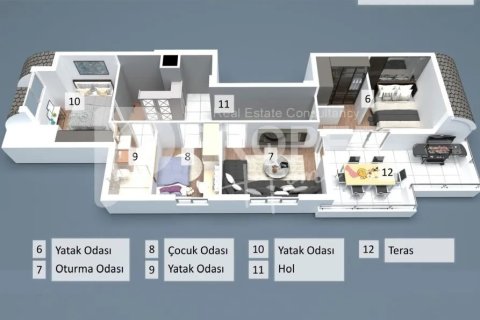 6 habitaciones Apartment en Muratpasa, Turkey No. 22270 15