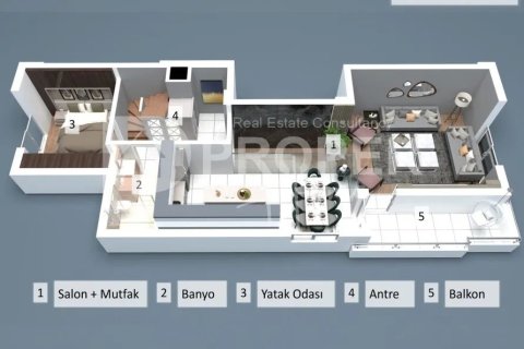 6 habitaciones Apartment en Muratpasa, Turkey No. 22270 13