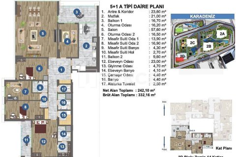 5+1 Apartment en Yomra, Turkey No. 13025 27