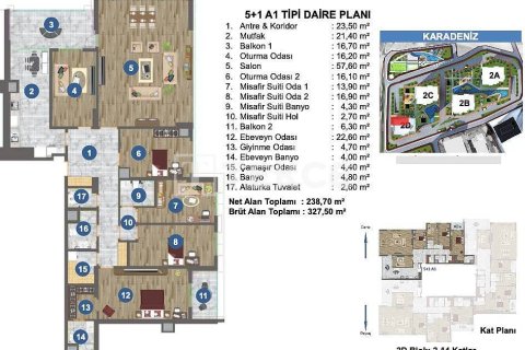 5+1 Apartment in Yomra, Turkey No. 13025 26