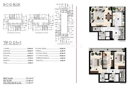 4+1 Apartment in Bursa, Turkey No. 20522 27