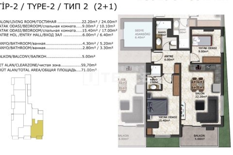 Пентхаус 3+1 в Аланья, Турция №21682 7