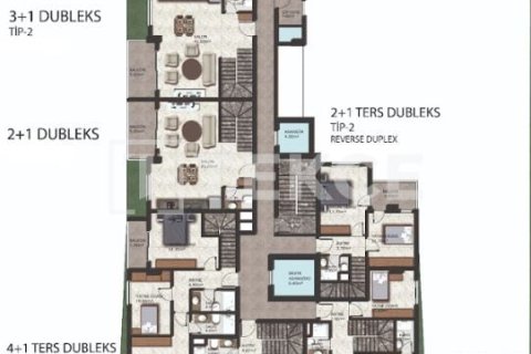 3+1 Penthouse en Alanya, Turkey No. 21682 8