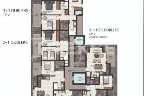 3+1 Penthouse à Alanya, Turkey No. 21682 9