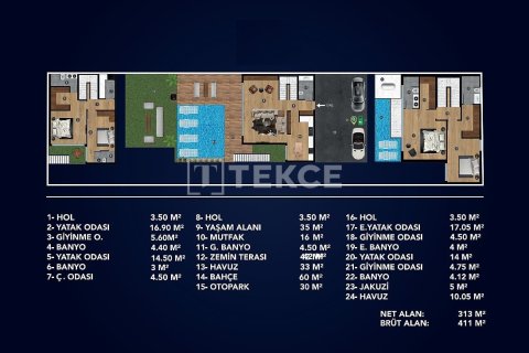 3+1 Villa en Cesme, Turkey No. 20696 9