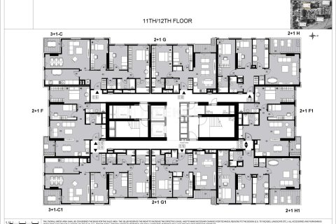 1+1 Apartment en Istanbul, Turkey No. 12781 29