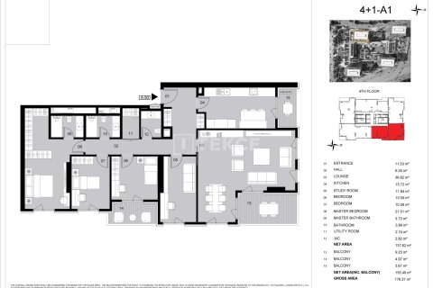 1+1 Apartment en Istanbul, Turkey No. 12781 27