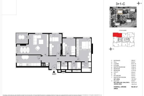 1+1 Apartment en Istanbul, Turkey No. 12781 30