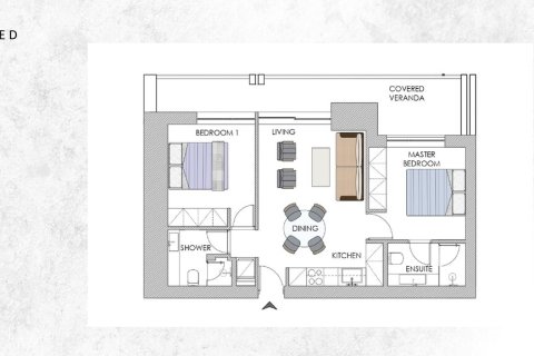 Квартира с 2 спальнями в Мосхатон, Греция №54710 2