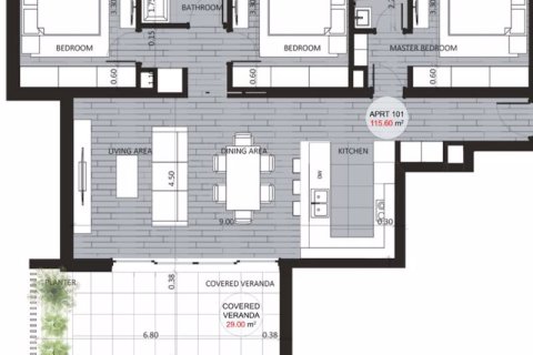 3 dormitorios Apartment en Limassol, Cyprus No. 73259 15