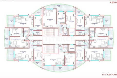 Пентхаус 2+1 в Аланья, Турция №21683 4