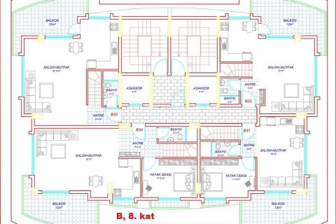 Пентхаус 2+1 в Аланья, Турция №21683 11