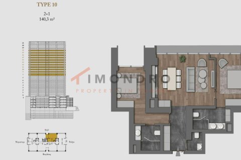 2+1 Apartment en Sisli, Turkey No. 21403 11