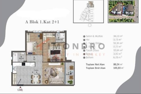 2+1 Apartment in Antalya, Turkey No. 16756 30