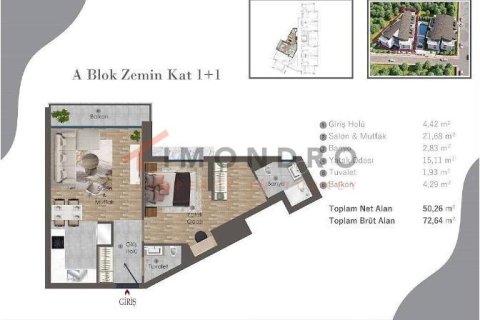 2+1 Apartment in Antalya, Turkey No. 16756 28