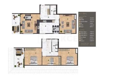 4+1 Apartment en Istanbul, Turkey No. 12629 18