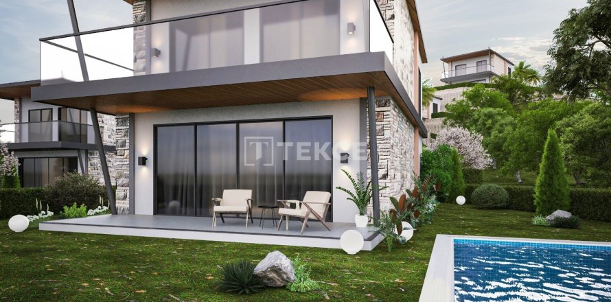 4+1 Villa en Bodrum, Turkey No. 12472