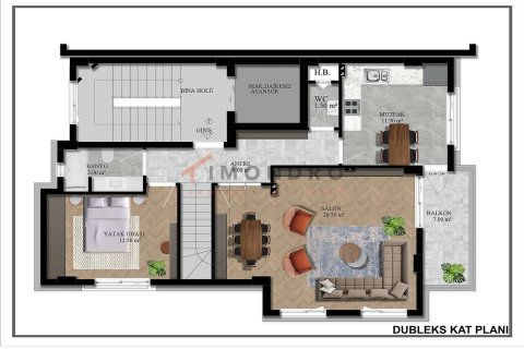 2+1 Apartment in Antalya, Turkey No. 17374 8