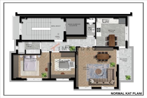 2+1 Apartment in Antalya, Turkey No. 17374 10