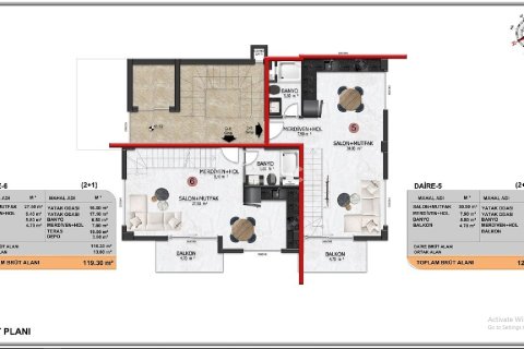 2+1 Appartement à Alanya, Turkey No. 21062 29