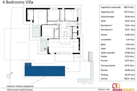 4 dormitorios Villa en Benissa, Spain No. 25913 22