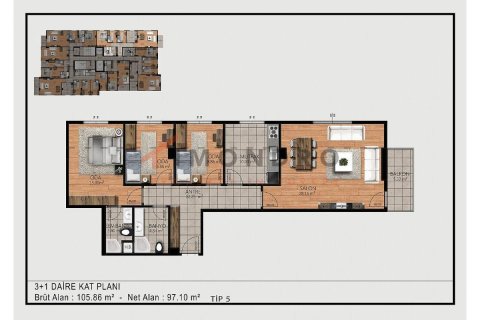 4+1 Apartment in Maltepe, Turkey No. 17487 7