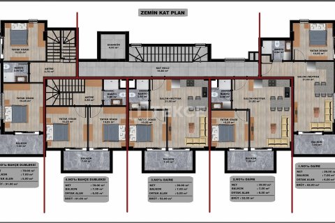 2+1 Penthouse à Alanya, Turkey No. 53654 24