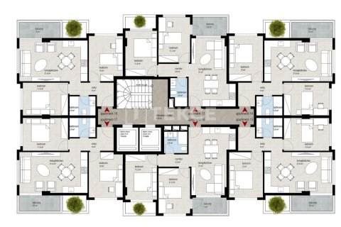 4+1 Appartement à Alanya, Turkey No. 13814 21