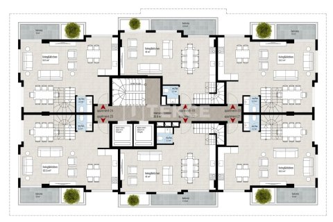 4+1 Appartement à Alanya, Turkey No. 13814 22