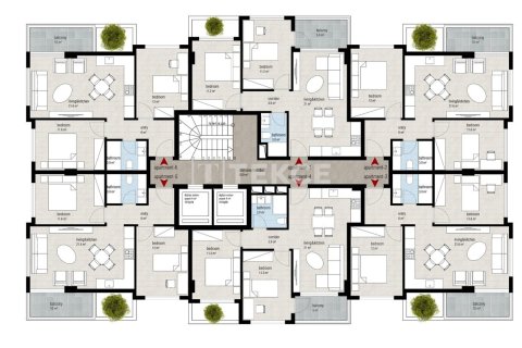 4+1 Appartement à Alanya, Turkey No. 13814 19