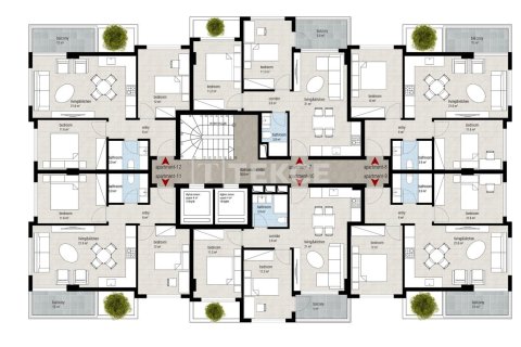 4+1 Appartement à Alanya, Turkey No. 13814 20