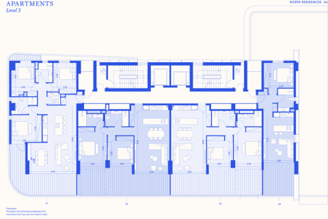 3 dormitorios Apartment en Limassol, Cyprus No. 63657 2