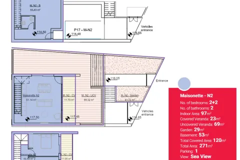 3 dormitorios Apartment en Germasogeia, Cyprus No. 32280 6