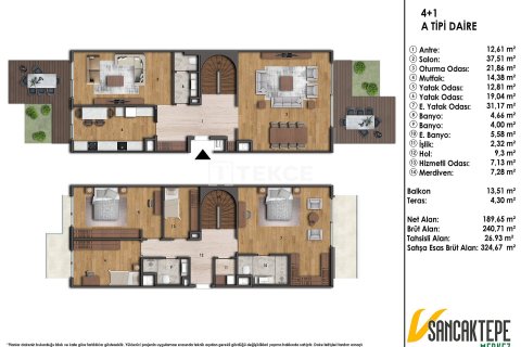 3+1 Apartment in Sancaktepe, Turkey No. 75355 15