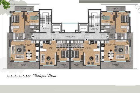 Квартира 2+1 в Аксу, Турция №15791 14