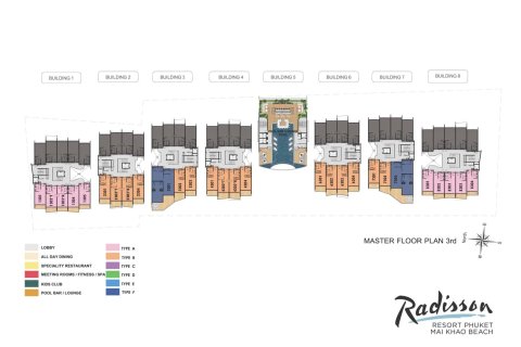 2 dormitorios Condominio  en Mai Khao, Thailand No. 2075 18