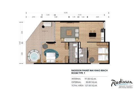 2 dormitorios Condominio  en Mai Khao, Thailand No. 2075 17