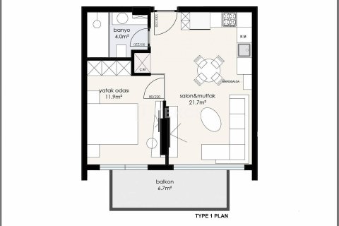 2+1 Appartement à Alanya, Turkey No. 14705 3