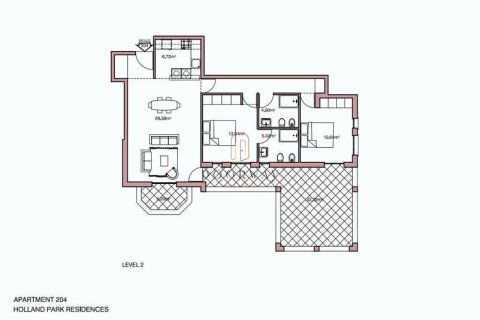 Квартира с 2 спальнями в Гермасойя, Кипр №70106 2