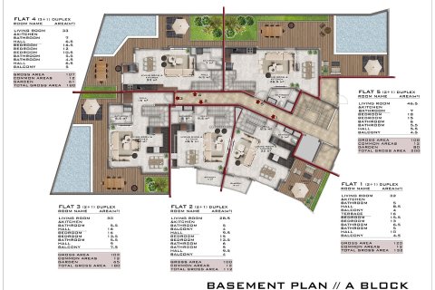 Квартира 2+1 в Аланья, Турция №92470 14