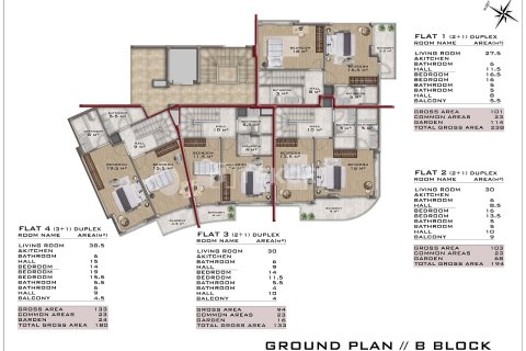 Квартира 2+1 в Аланья, Турция №92470 18