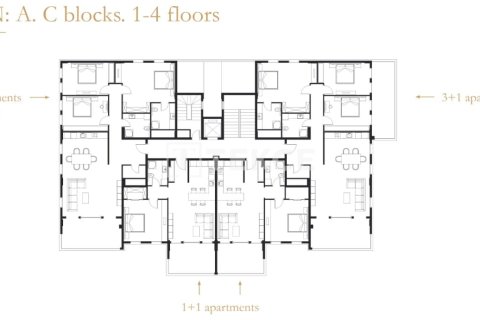 3+1 Appartement à Alanya, Turkey No. 12099 23