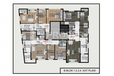 4 rooms Apartment in Muratpasa, Turkey No. 13085 11