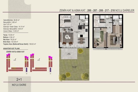 3+1 Apartment in Antalya, Turkey No. 21903 13