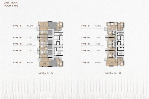 2 dormitorios Condominio  en Jomtien Beach, Thailand No. 1188 10