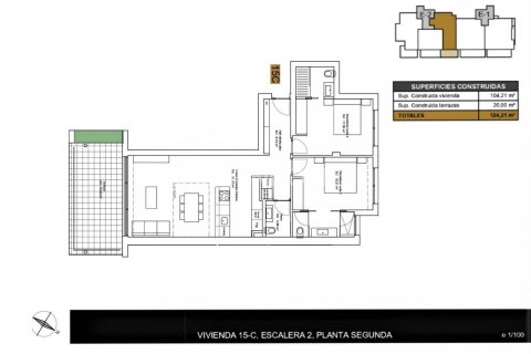 4 chambres Penthouse à Orihuela, Spain No. 26659 21