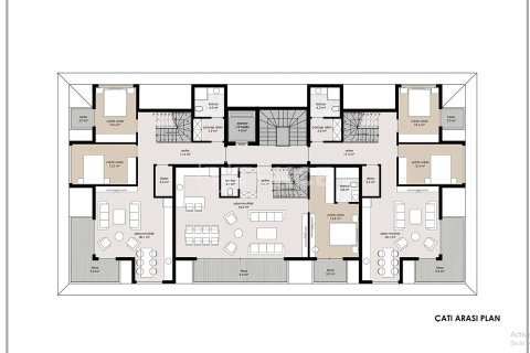 Квартира 2+1 в Аланья, Турция №16591 9