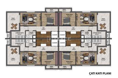 Вилла 5+1 в Дёшемеалты, Турция №12213 10