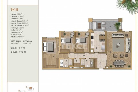 4+1 Appartement à Istanbul, Turkey No. 11736 12